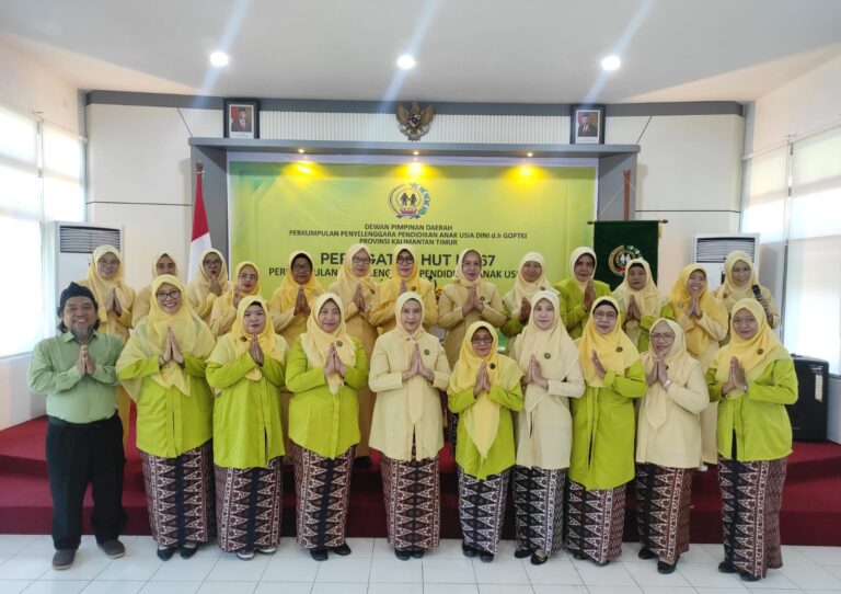 Peringatan HUT PP PAUD ke 67 di Penajam Paser Utara, Kalimantan Timur