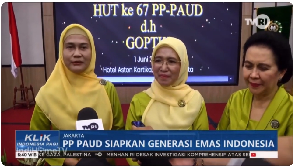 PP PAUD Siapkan Generasi Emas Indonesia